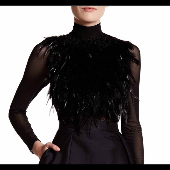 feather mesh top